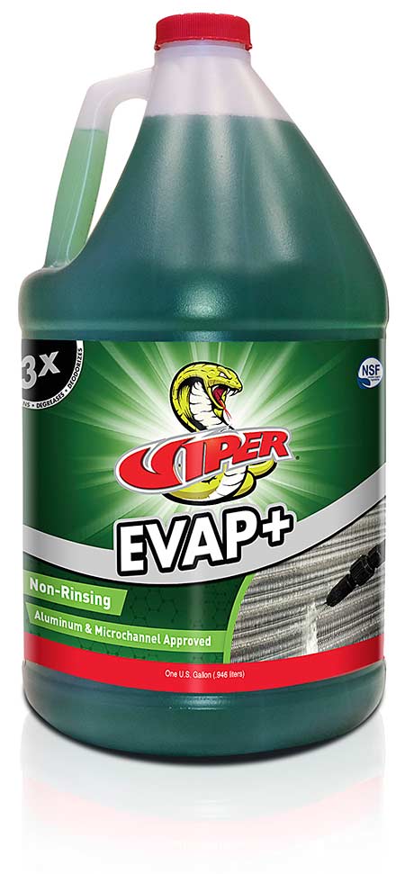 Non Rinsing Evaporator Coil Cleaner and Odor Removal - Viper EVAP+